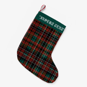 Petite Chaussette De Noël Tartan