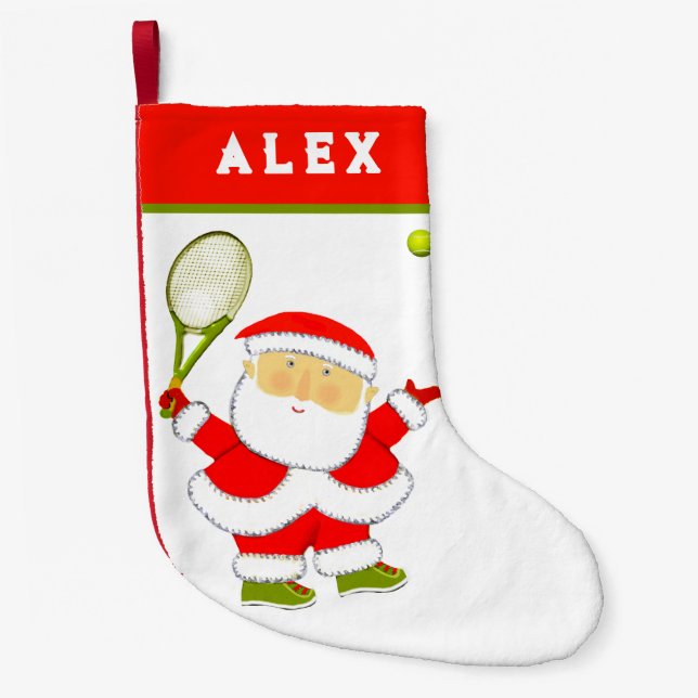 Petite Chaussette De Noël Tennis Holiday (Devant)