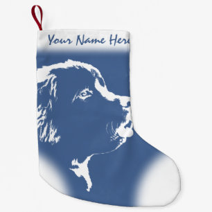 Petite Chaussette De Noël Terre-Neuve Chien Noël Stocking Chien Bas