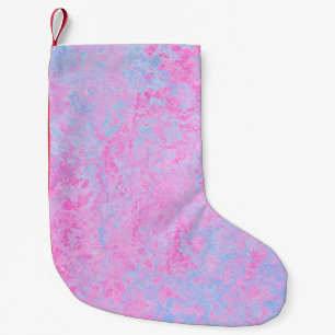 Petite Chaussette De Noël texture Arrière - plan rose bleu clair
