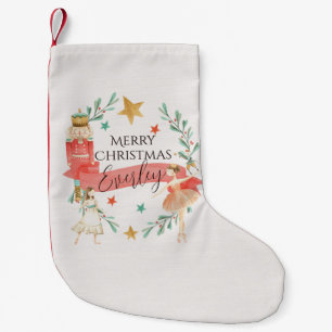 Petite Chaussette De Noël Thème de Noisette personnalisée Stockage de Noël