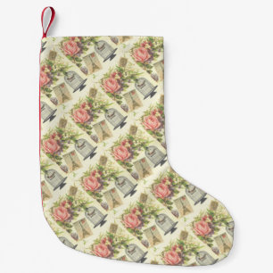 Petite Chaussette De Noël Thème Vintage Paris Christmas Stocking