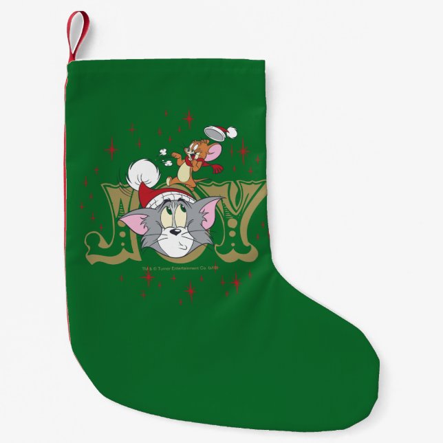 Petite Chaussette De Noël Tom et Jerry Holiday Joy (Devant)