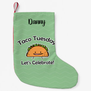Petite Chaussette De Noël Tortilla mexicaine de nourriture de fromage de