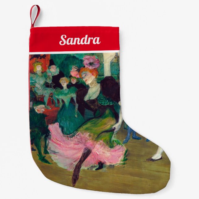 Petite Chaussette De Noël Toulouse-Lautrec - Marcelle Lender, Danse Bolero (Devant)