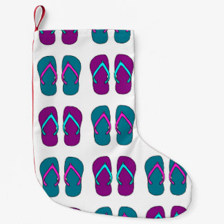 Petite Chaussette De Noël Tourner : Blanc Vintage.