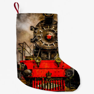 Petite Chaussette De Noël Train à vapeur - Roues de fer Steampunk