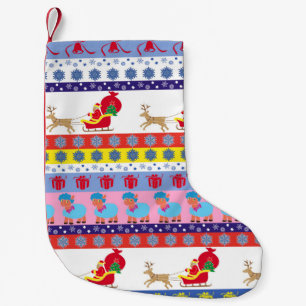 Petite Chaussette De Noël traîneau du Père Noël