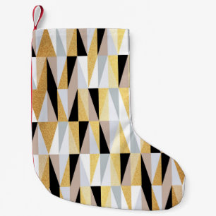 Petite Chaussette De Noël triangles de conception scandinave sans couture mo