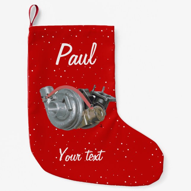 Petite Chaussette De Noël Turbocompresseur (Devant)