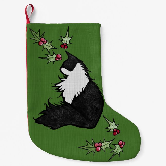 Petite Chaussette De Noël Tuxedo (Devant)