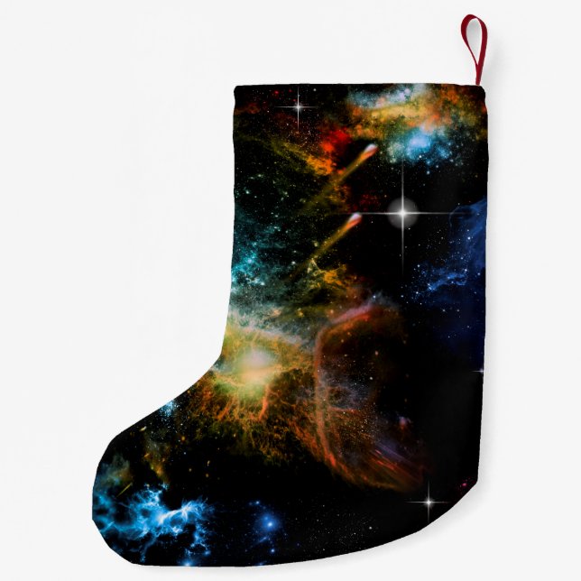 Petite Chaussette De Noël Univers impressionnant (Dos)