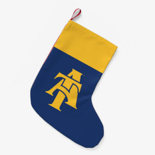 Petite Chaussette De Noël Université d'État A&T de Caroline du Nord   Un log
