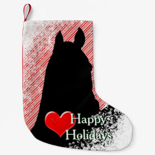 Petite Chaussette De Noël Vacances des chevaux I de coeur (sucre de canne