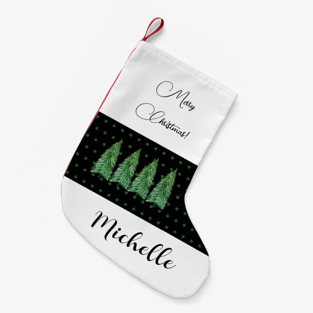 Petite Chaussette De Noël Vacances d'hiver Pays Beauté (Devant (Accrochage))