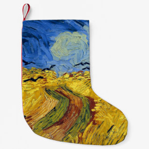 Petite Chaussette De Noël Van Gogh Champs de blé Impressionniste Peinture