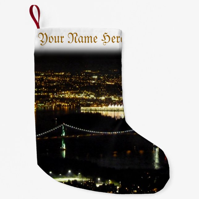 Petite Chaussette De Noël Vancouver Stocking Vancouver Christmas Stocking (Devant)