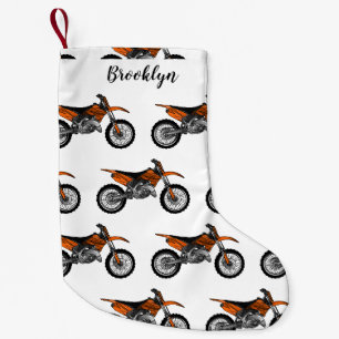Petite Chaussette De Noël Vélo droit hors route moto / motocross dessin anim