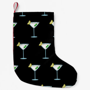Petite Chaussette De Noël Verres à cocktail pour amateurs de Martini Barman 
