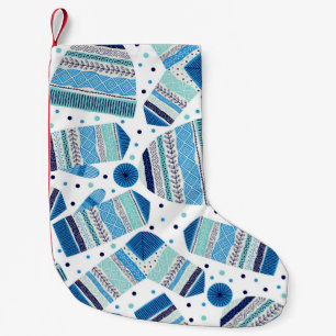 Petite Chaussette De Noël Vêtements d'hiver confits : Motif confortable sans