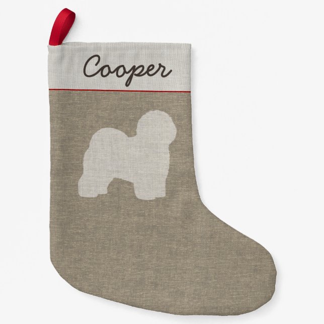 Petite Chaussette De Noël Vieilles vacances anglaises de race de chien de (Devant)