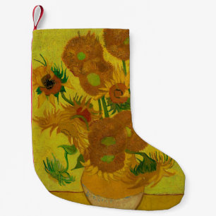 Petite Chaussette De Noël Vincent Van Gogh 15 Tournesols Peinture