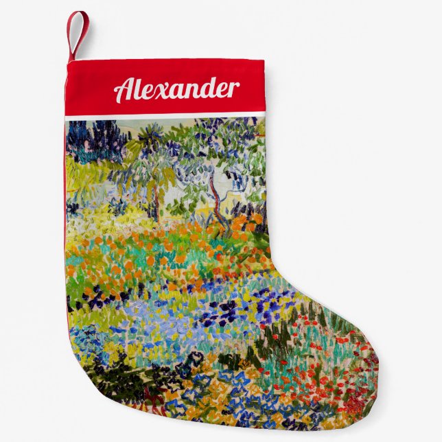 Petite Chaussette De Noël Vincent van Gogh - Jardin à Arles (Devant)