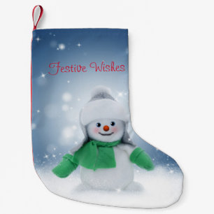 Petite Chaussette De Noël Vintage White Père Noël