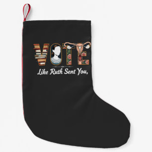 Petite Chaussette De Noël Voter Comme Ruth Vous A Envoyé Harris LGBTQ Égalit