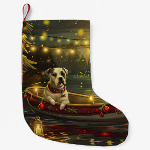 Petite Chaussette De Noël Voyage de Noël American Staffordshire