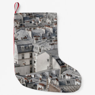 PETITE CHAUSSETTE DE NOËL VUE SUR LA VILLE EN JOURNÉE