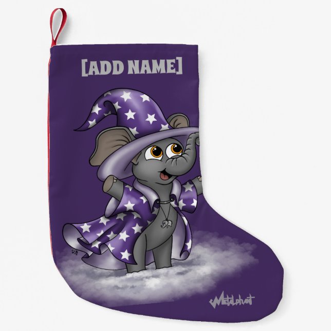 Petite Chaussette De Noël Wilbur métalphant en stock hivernal (Devant)