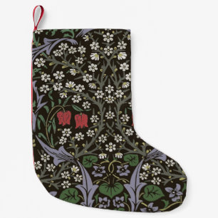 Petite Chaussette De Noël William Morris Blackthorn Tapestry Floral