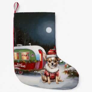 Petite Chaussette De Noël Winter Chihuahua Caravan Christmas Adventure