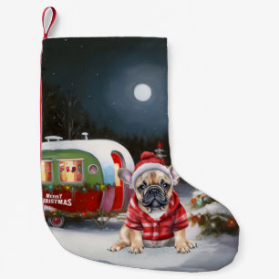 Petite Chaussette De Noël Winter French Bulldog Caravan Christmas Adventure