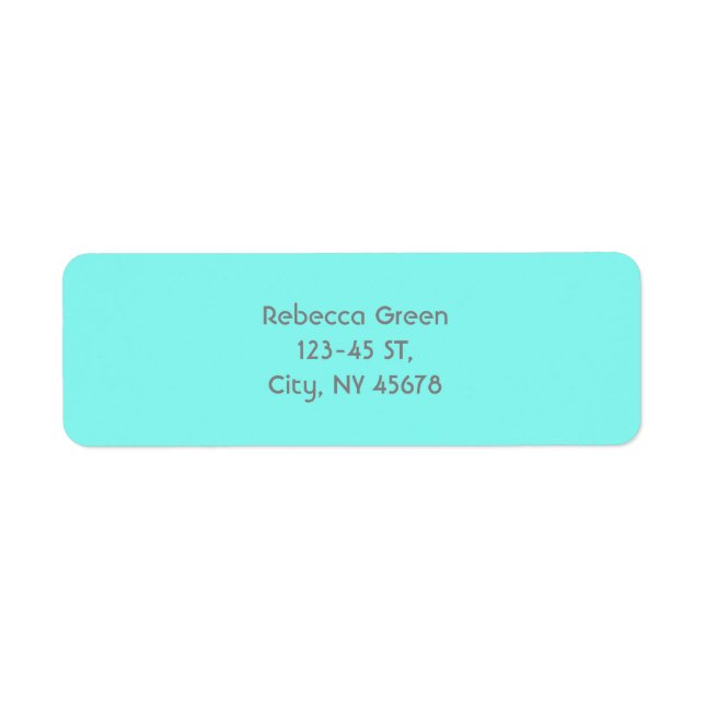 Petite chic aqua turquoise Robins Bleu oeuf (Devant)