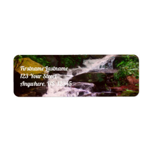 Petite chute d'eau de bois Adresse de peinture d'h
