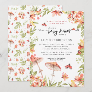 Petite Coccinelle   Invitation à une Baby Shower d