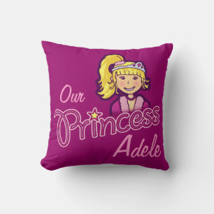 Petite coussin de nom de princesse étoile
