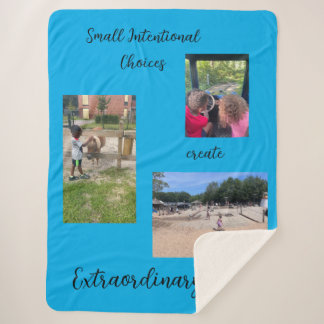 Petite couverture Sherpa Choix Intentionnels