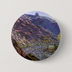 Petite Creuse, Sunlight by Claude Monet 2 Inch Round Button