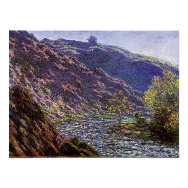 Petite Creuse, Sunlight by Claude Monet Poster (Front)