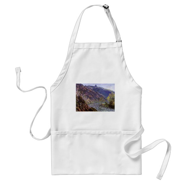Petite Creuse, Sunlight by Claude Monet Standard Apron (Front)