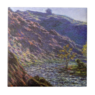 Petite Creuse, Sunlight by Claude Monet Tile