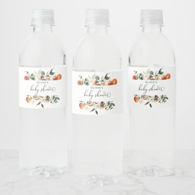 Petite cutie baby shower bouteille d'eau étiquette (Bouteilles)