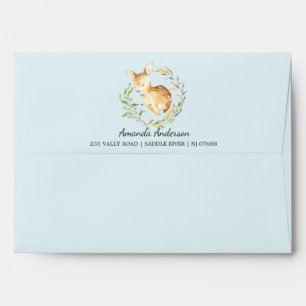Petite enveloppe mignonne d'invitation de baby