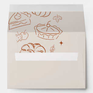 Petite Enveloppe pour Baby Shower d'Automne Chéri