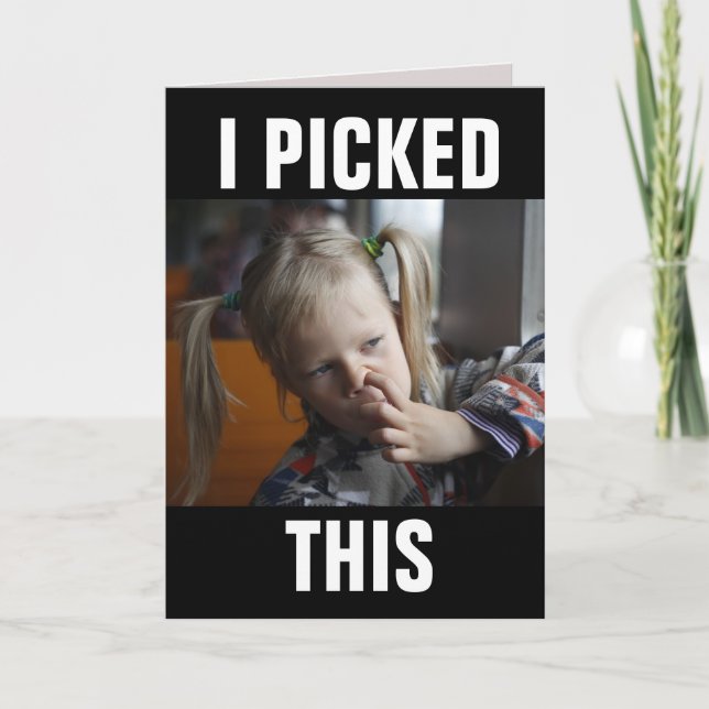 PETITE FILLE CHOISIR NESE FUNNY GRANDES CARTES D'A (Devant)