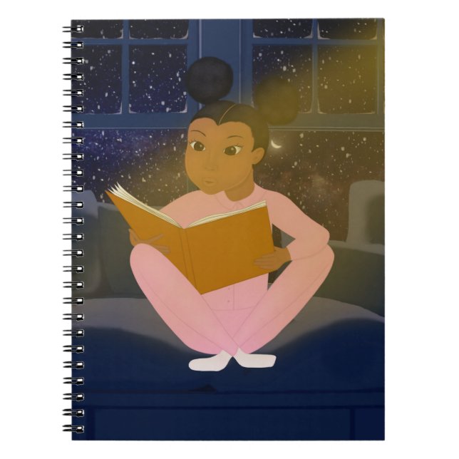 Petite fille noire carnet de lecture (Devant)