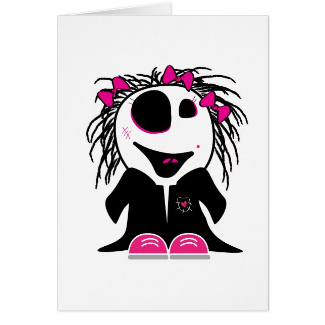 petite fille zombie mignonne (Devant)